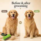 Patoune deshedding brush close-up