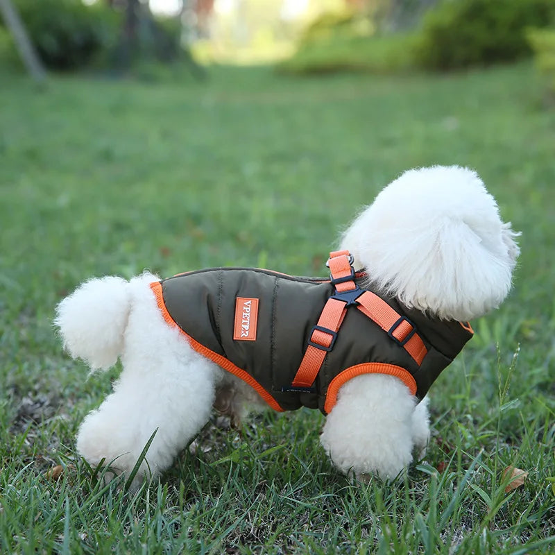 MANTEAU CHAUD IMPERMEABLE POUR CHIENS