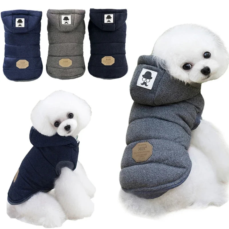 DOUDOUNE A CAPUCHE CHAUDE "PUPPY" PETITS CHIENS